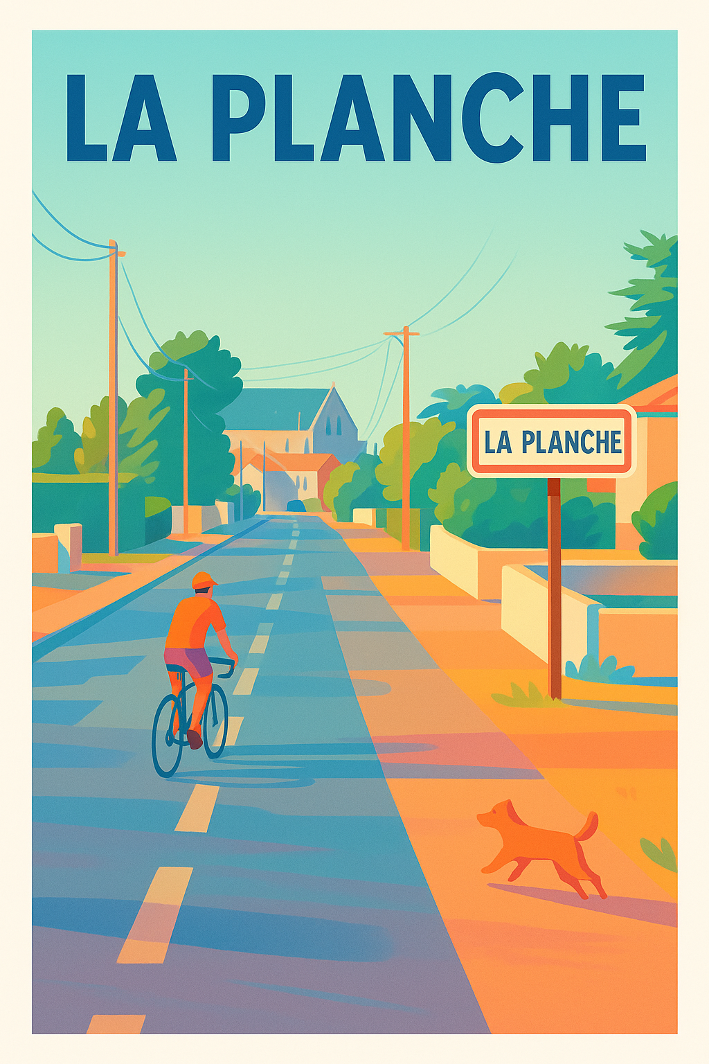 Affiche de La Planche - L'Évasion à Vélo au Cœur du Paysage