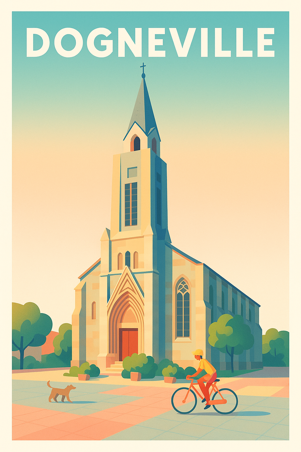 Affiche de Dogneville - Charme paisible d'un village authentique