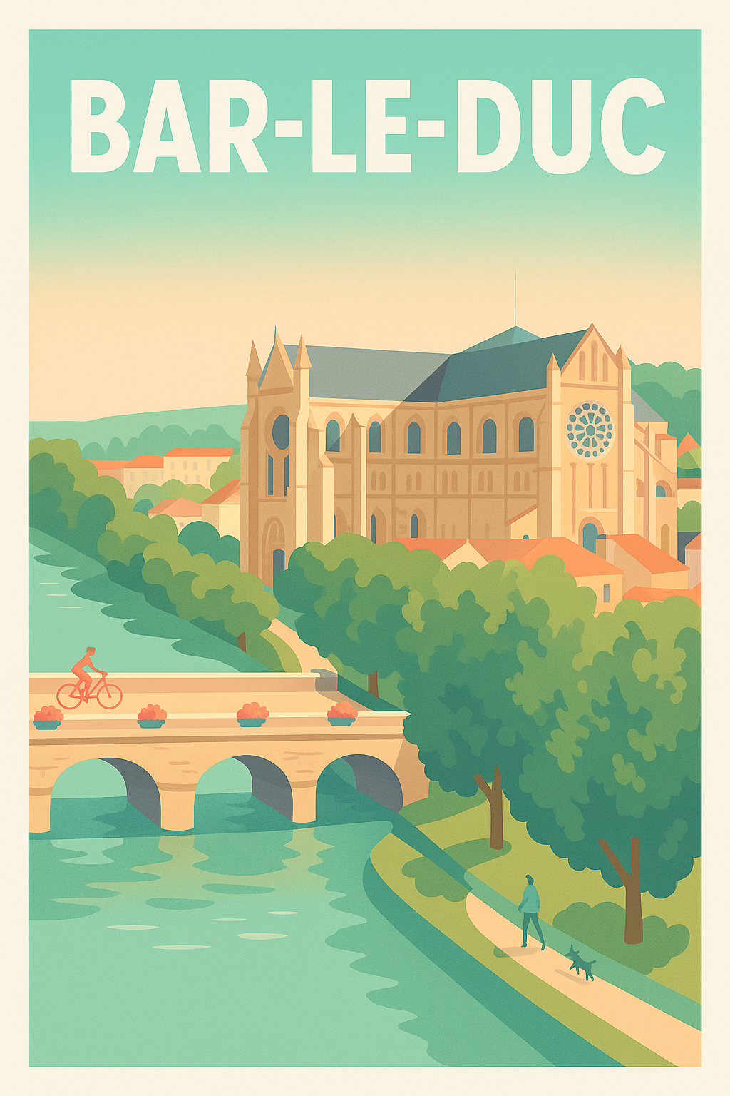 Affiche de Bar-le-Duc - Charme et sérénité en Lorraine