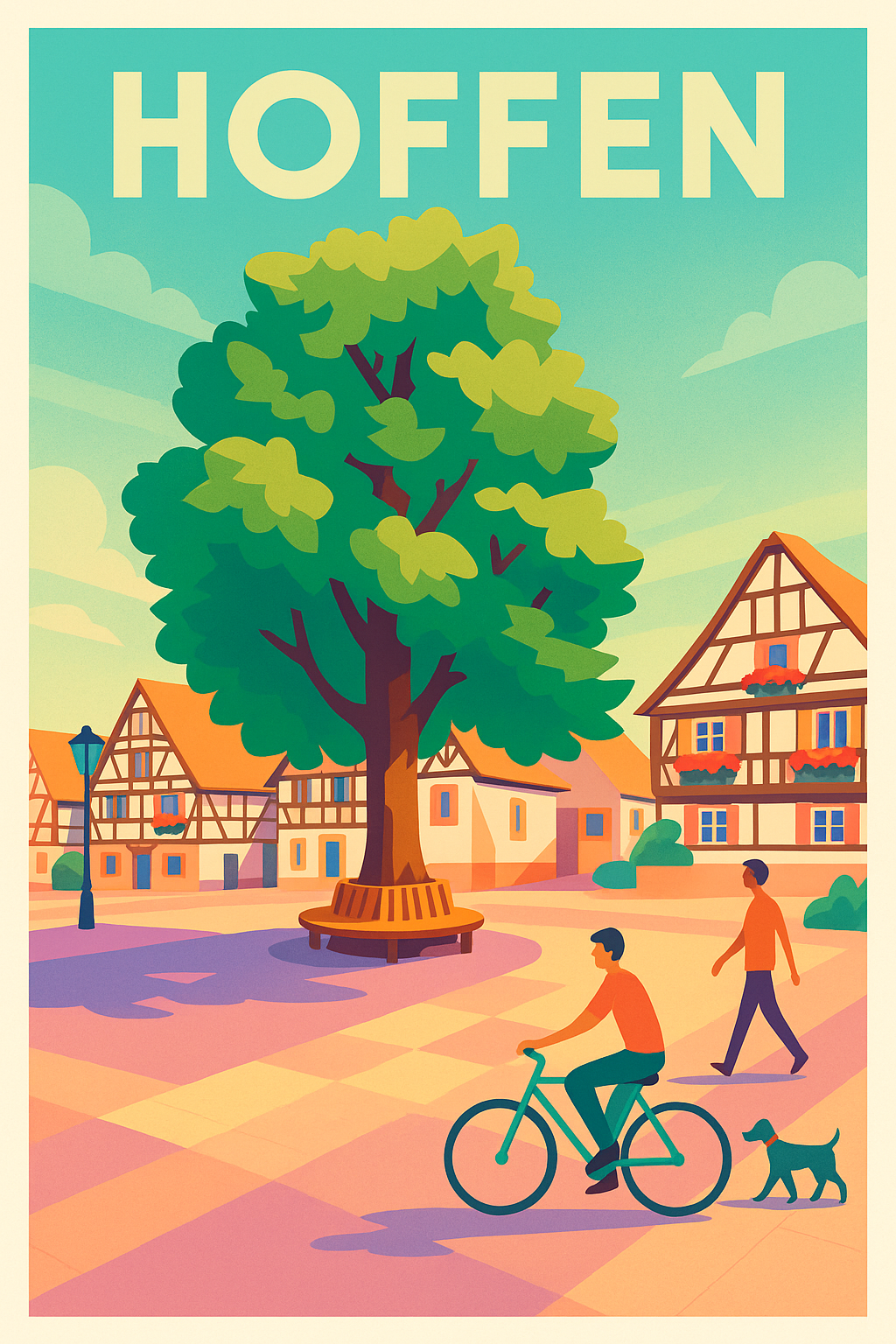 Affiche de Hoffen - Charme et sérénité au cœur du village