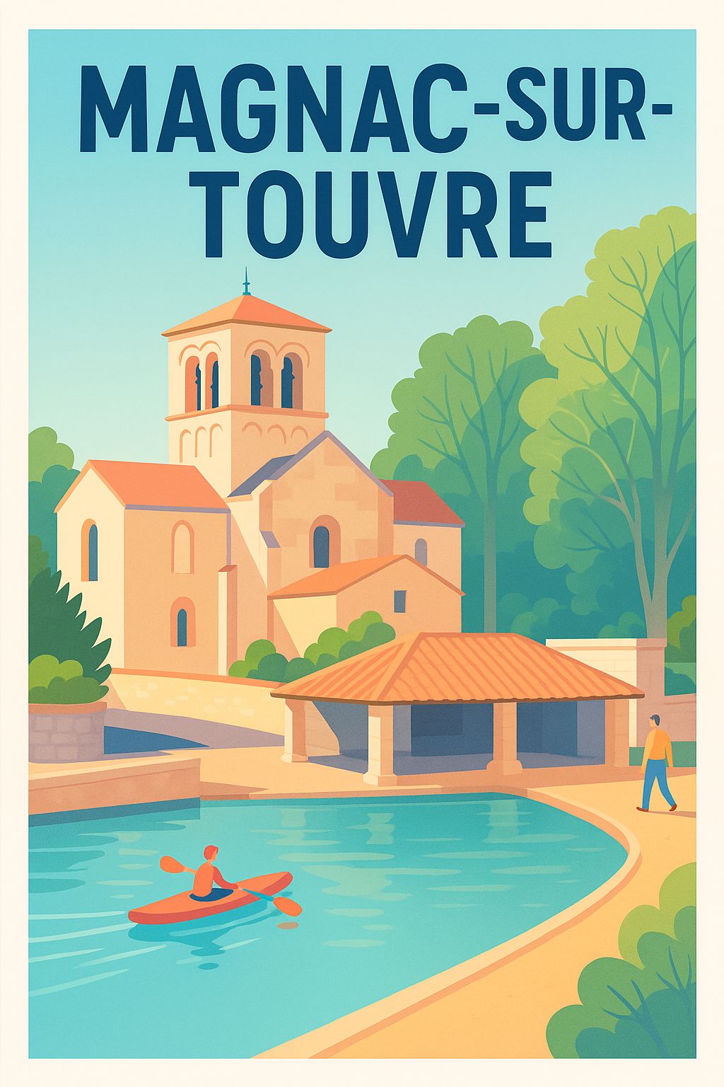 Affiche de Magnac-sur-Touvre - Un havre de paix entre nature et patrimoine