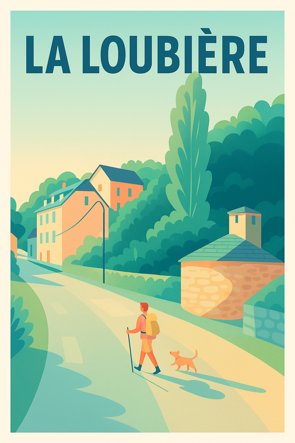 Affiche de La Loubière - Promenade en pleine nature