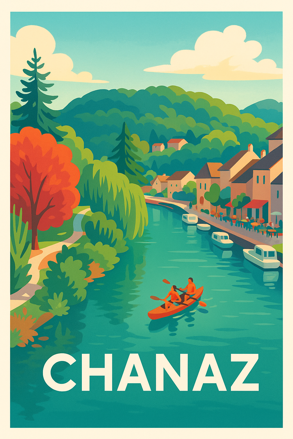 Affiche de Chanaz - Le charme paisible de la Venise Savoyarde