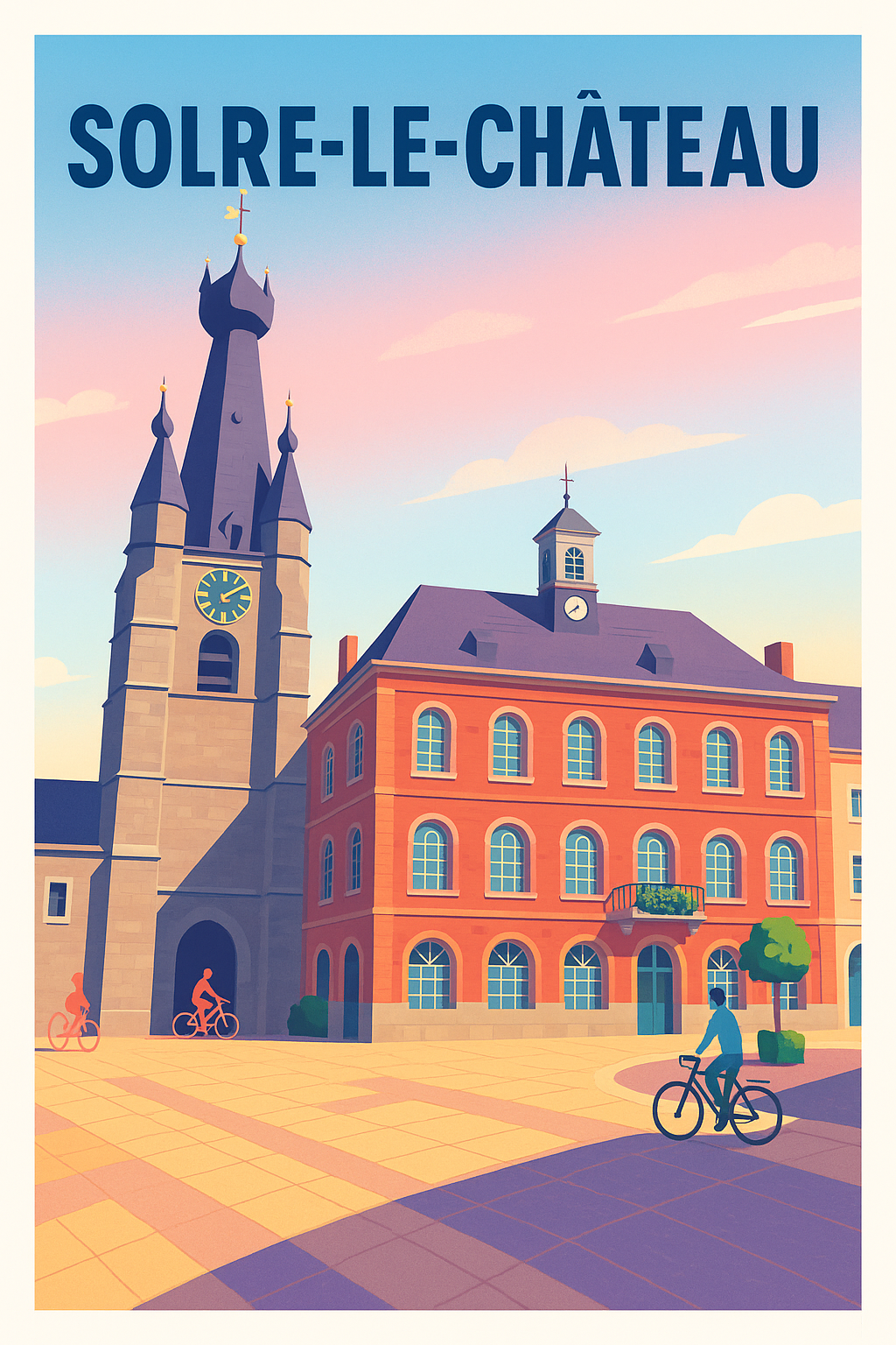 Affiche de Solre-le-Château - Élégance architecturale au cœur de la cité