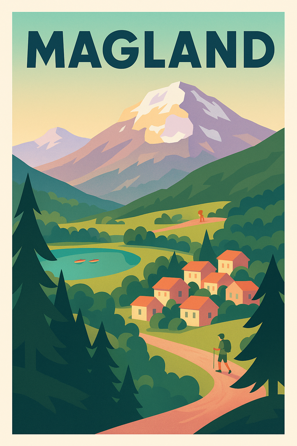 Affiche de Magland - Évasion nature au cœur des montagnes