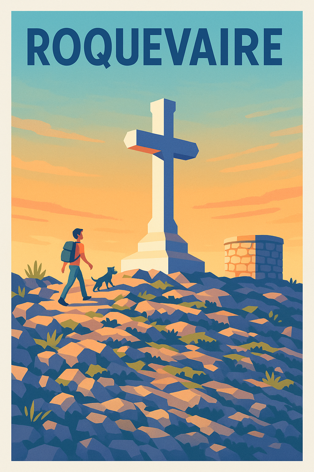 Affiche de Roquevaire - Escapade au sommet de la Croix