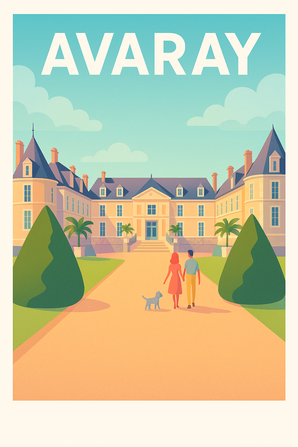 Affiche de Avaray - Élégance et sérénité du Château