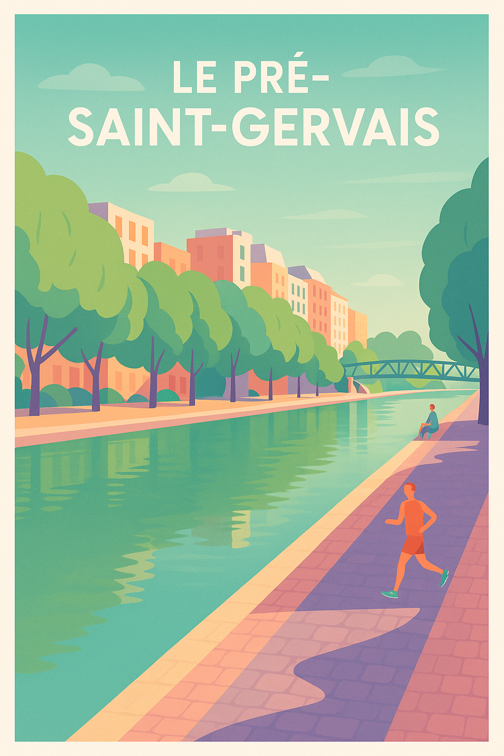 Affiche de Le Pré-Saint-Gervais - Sérénité au bord de l'eau