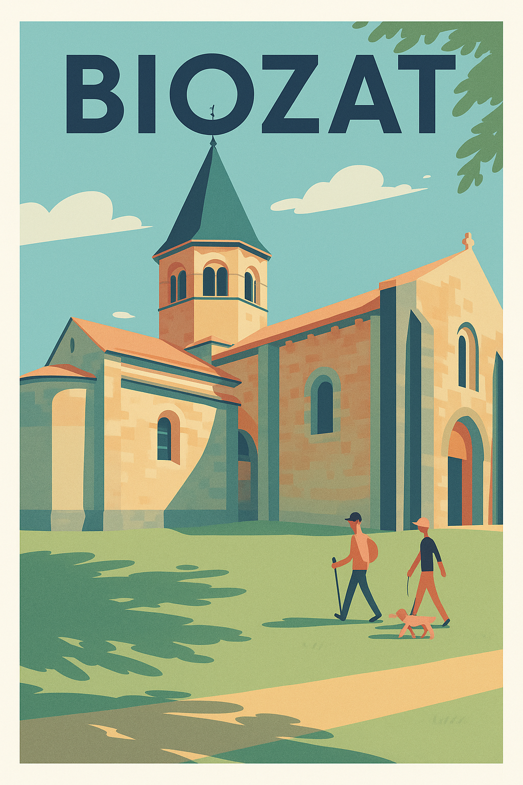 Affiche de Biozat - Promenade paisible au cœur de la campagne