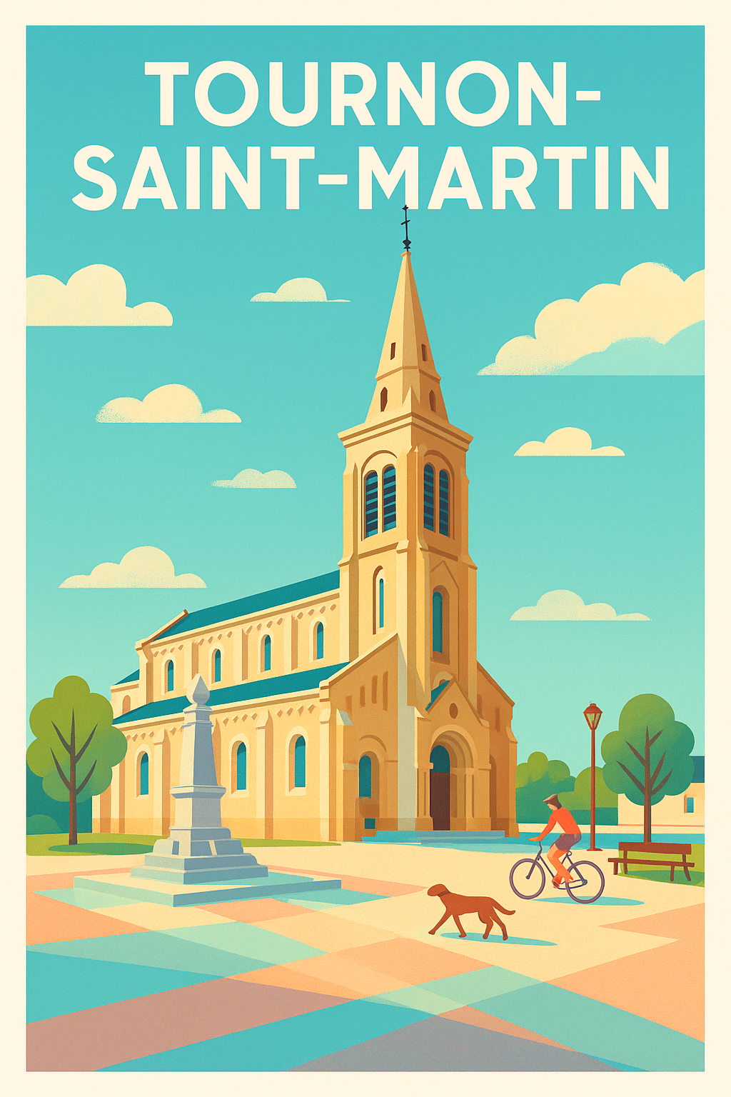 Affiche de Tournon-Saint-Martin - Charme et sérénité au cœur du village