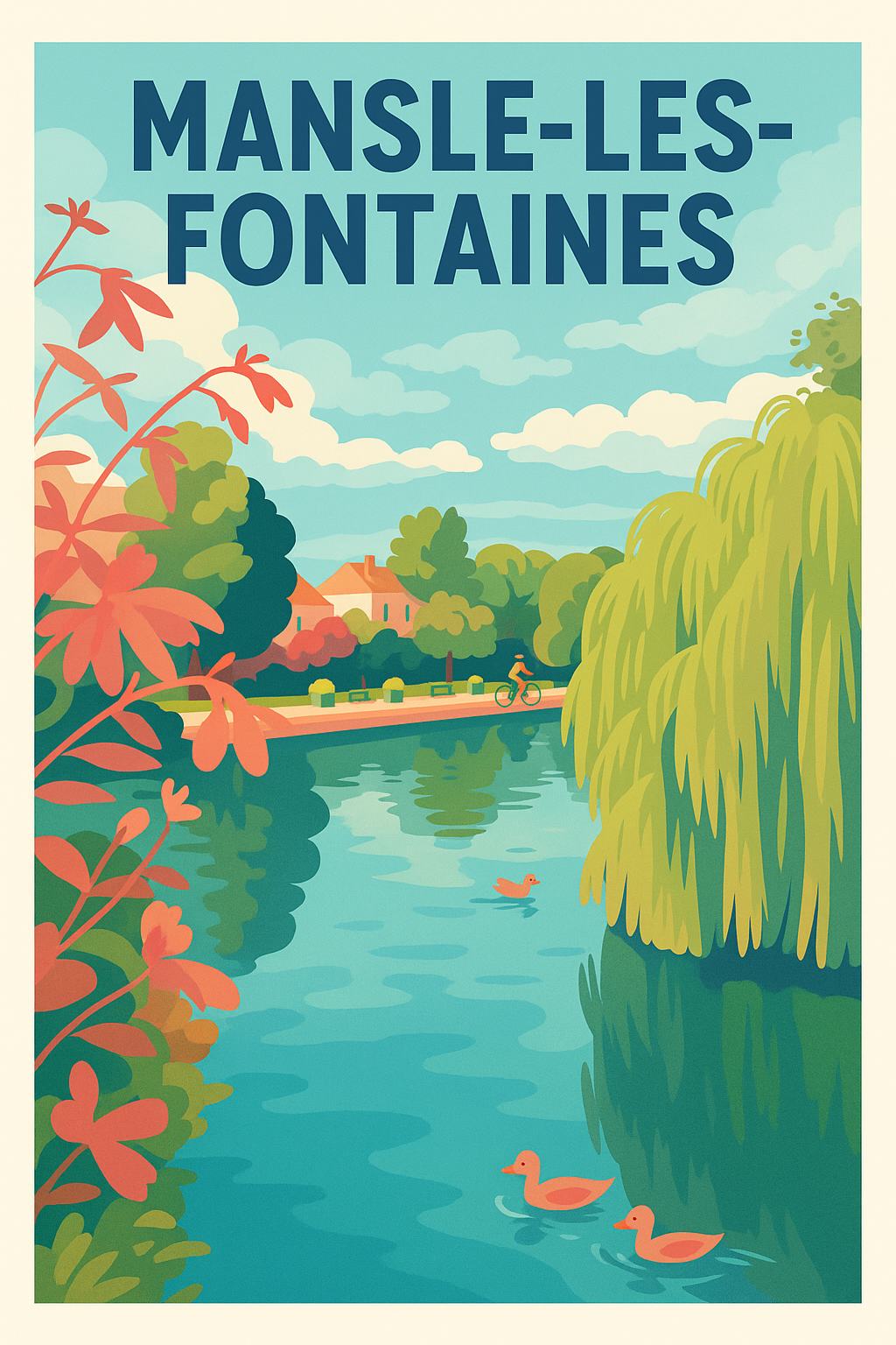 Affiche de Mansle-les-Fontaines - Évasion bucolique au fil de l'eau