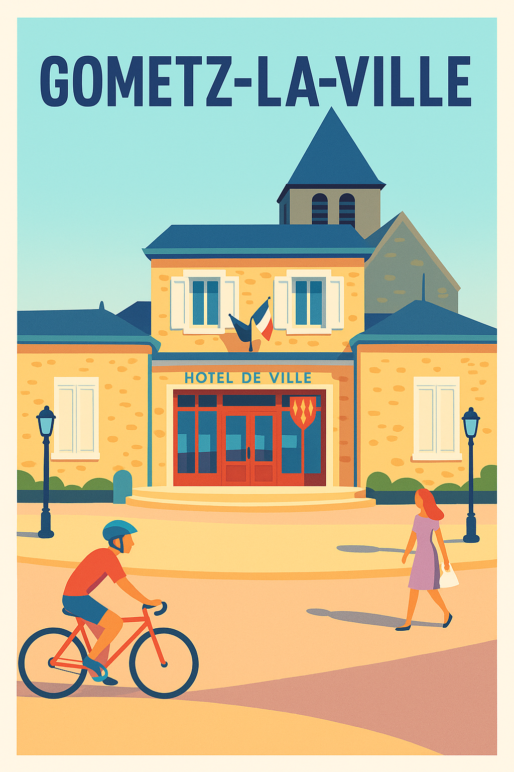 Affiche de Gometz-la-Ville - Charme authentique du cœur de village