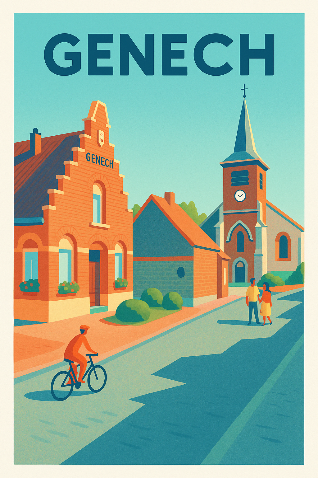 Affiche de Genech - L'Authenticité du Nord à Votre Portée