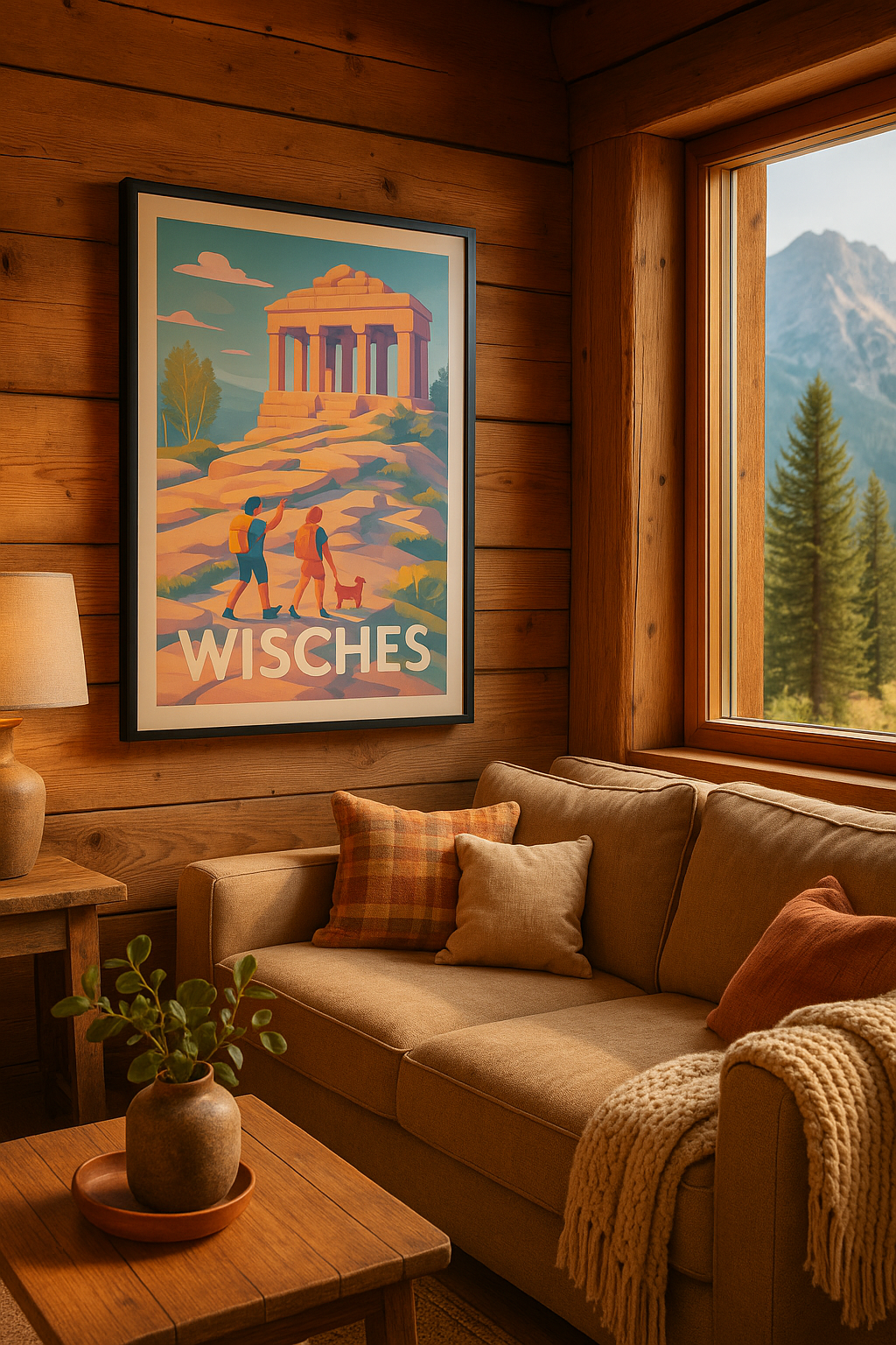 Mise en situation Affiche de Wisches - Découverte et randonnée au cœur de l'histoire