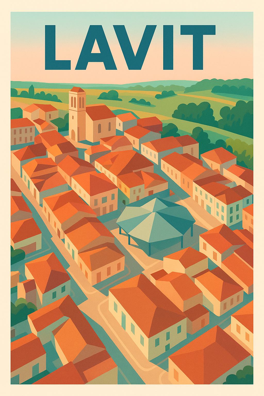 Affiche de Lavit - Charme et authenticité du sud-ouest