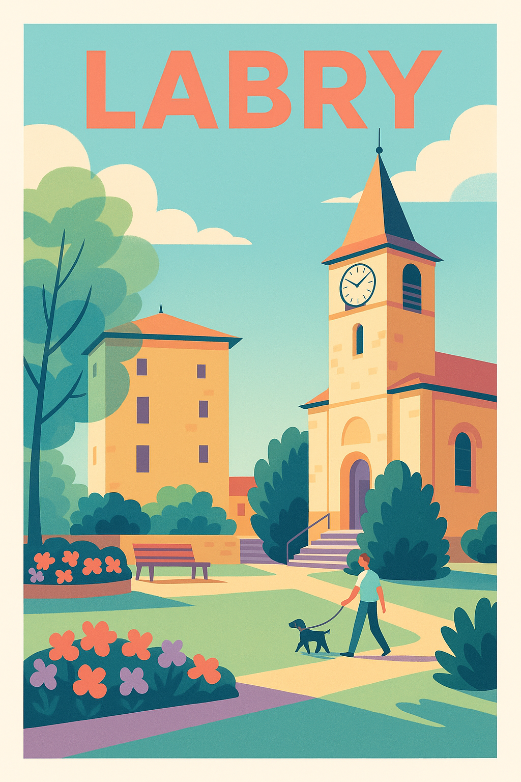 Affiche de Labry - Charme et sérénité au cœur du village