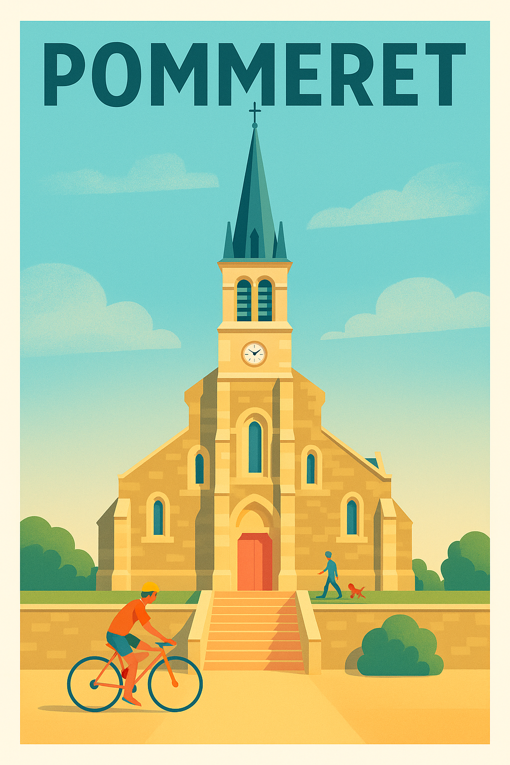 Affiche de Pommeret - Charme et sérénité au cœur de la Bretagne