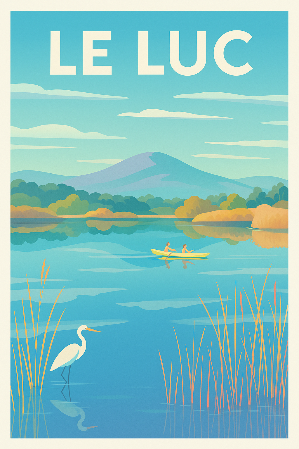 Affiche de Le Luc - Sérénité au fil de l'eau