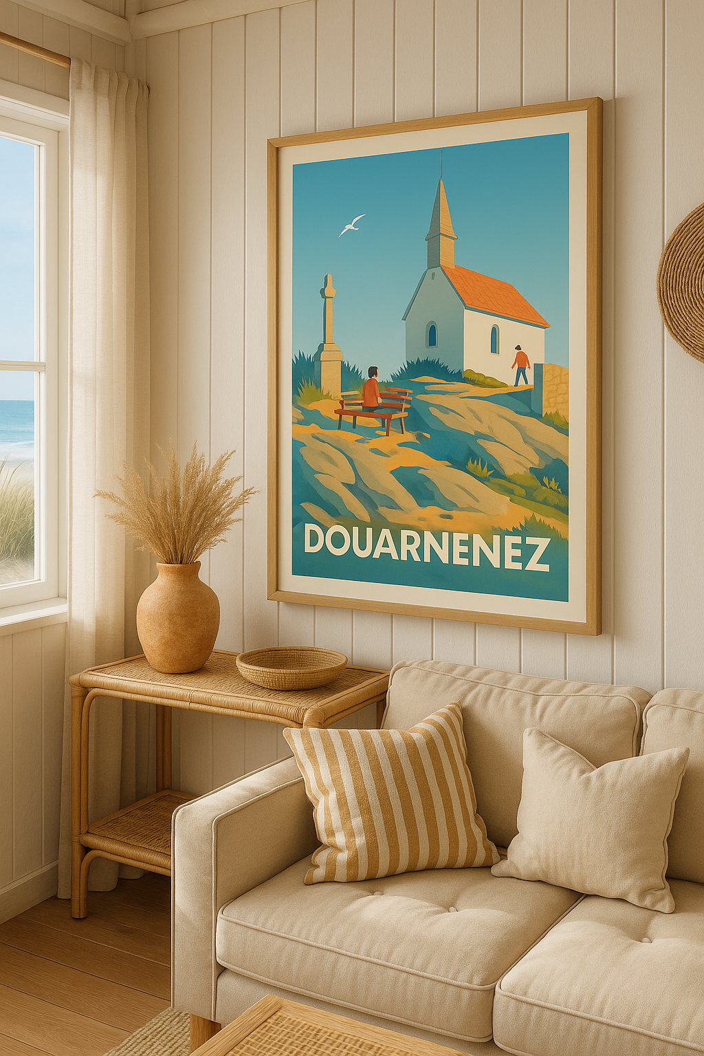 Mise en situation Affiche Douarnenez - Escapade paisible en Bretagne