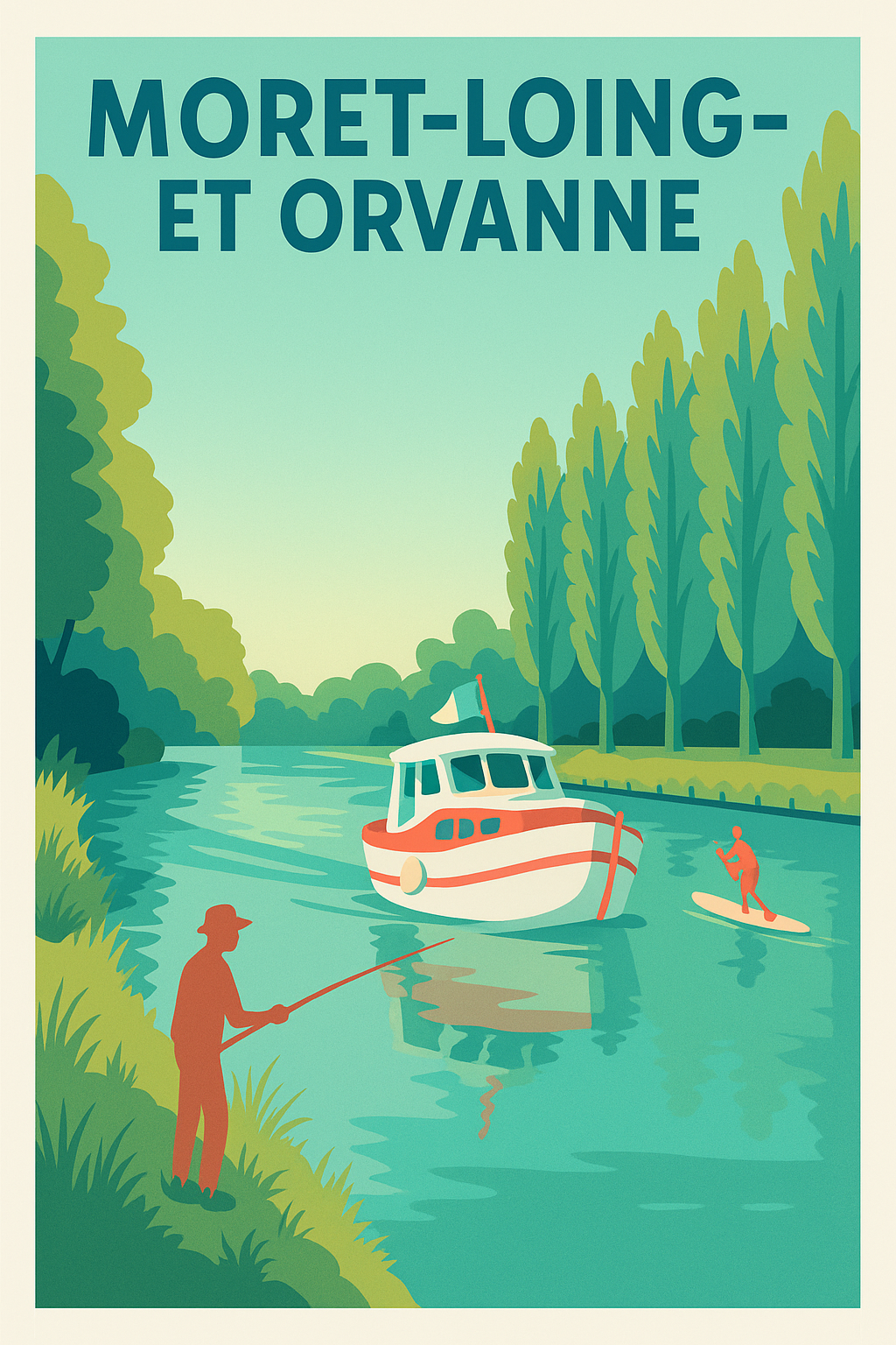 Affiche de Moret-Loing-et-Orvanne - Charme paisible au fil de l'eau