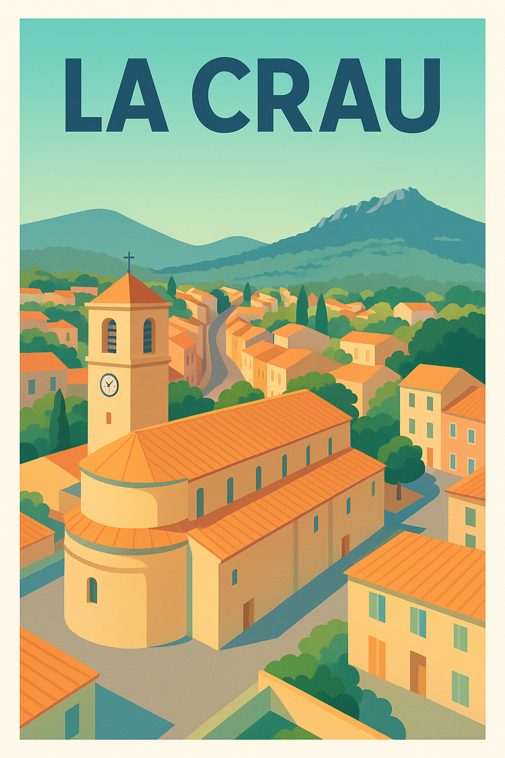 Affiche de La Crau - Voyage au cœur du charme provençal