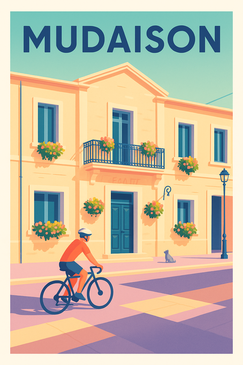 Affiche de Mudaison - Balade ensoleillée au cœur du village