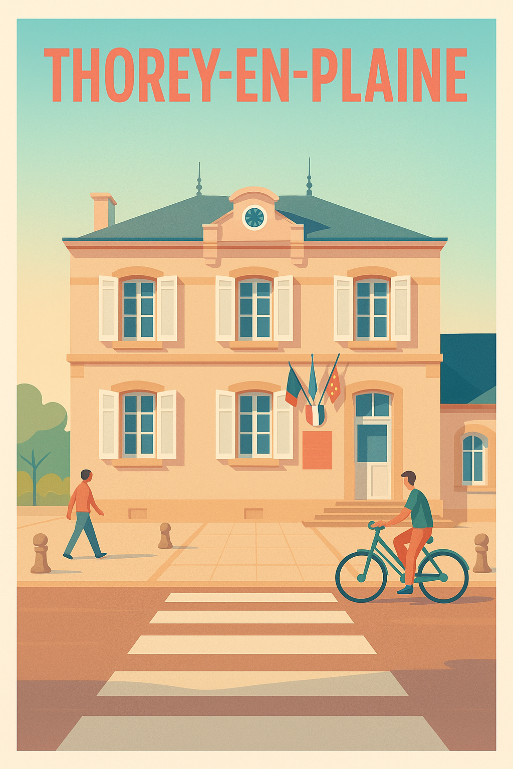 Affiche de Thorey-en-Plaine - Charme et douceur de la vie locale