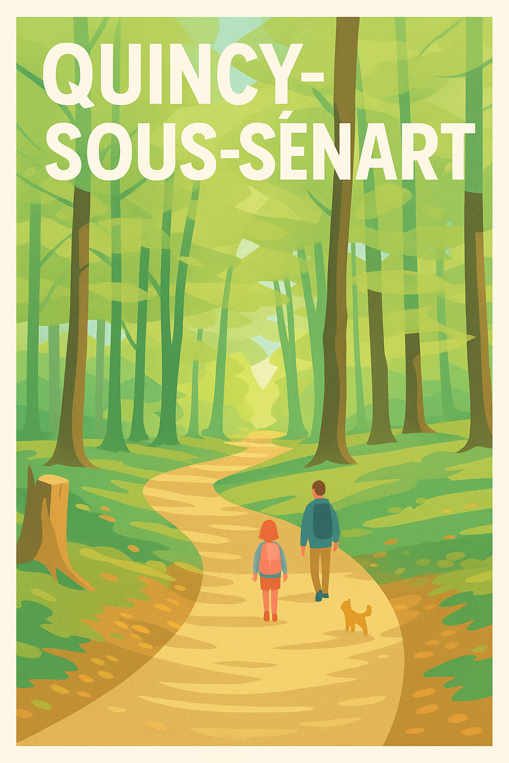 Affiche de Quincy-sous-Sénart - Promenade en forêt apaisante