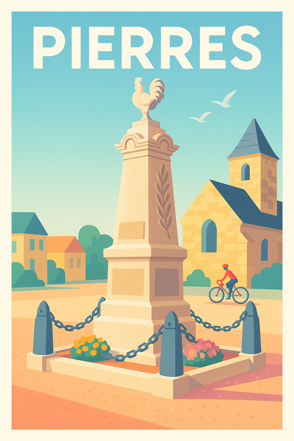 Affiche de Pierres - Charme et sérénité au cœur de la ville