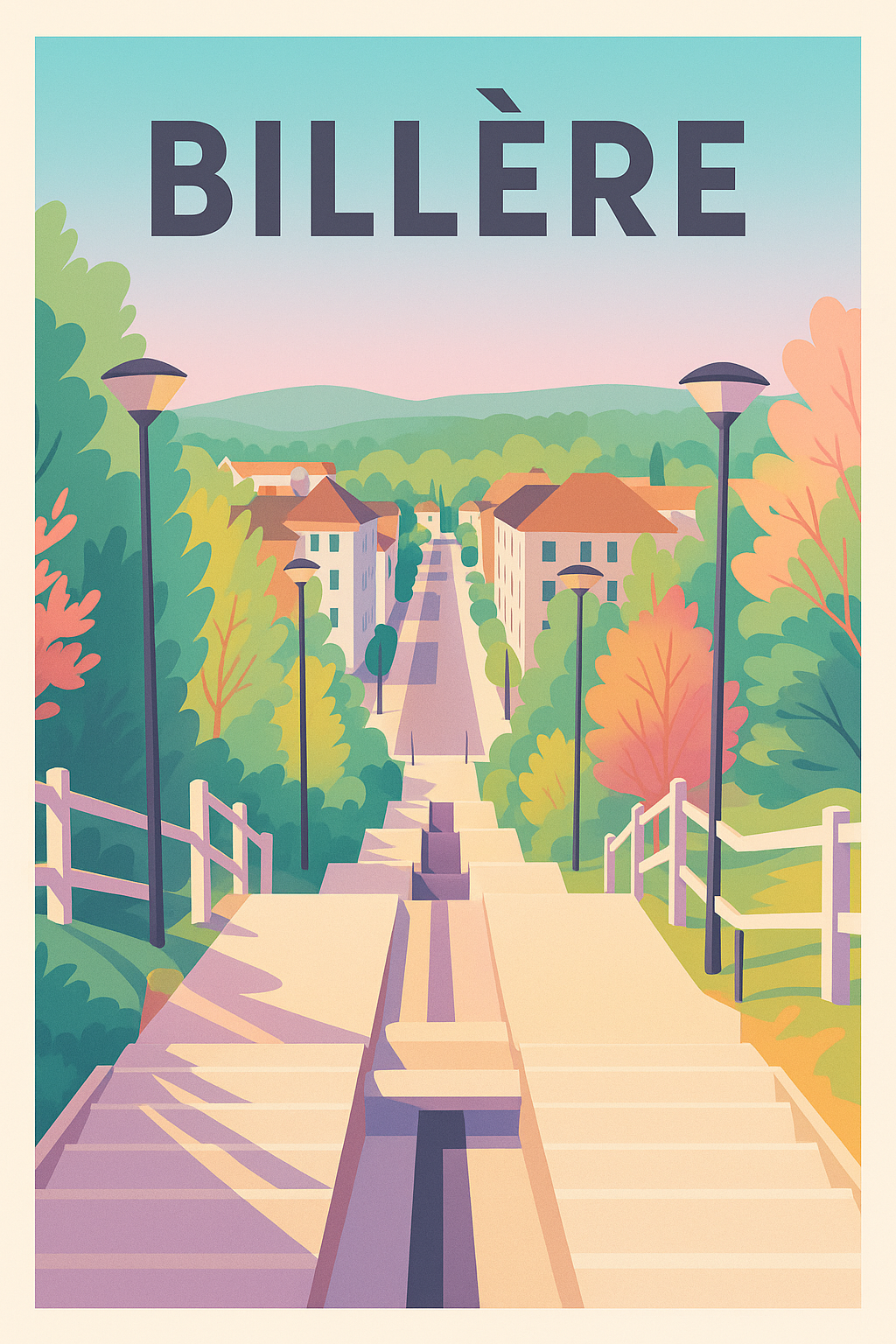 Affiche de Billère - Escapade paisible au cœur des Pyrénées