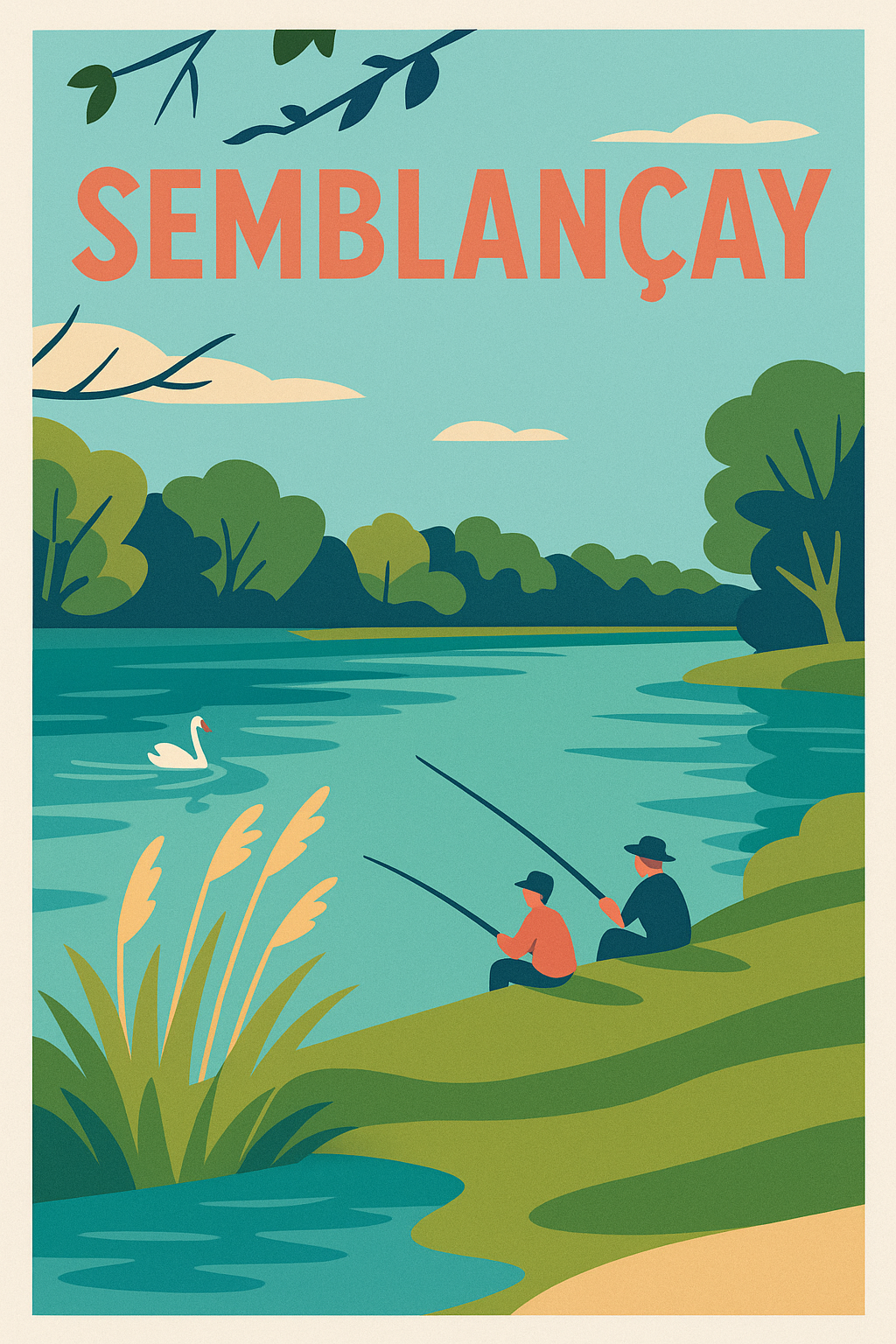 Affiche de Semblançay - Escapade paisible au bord de l'eau