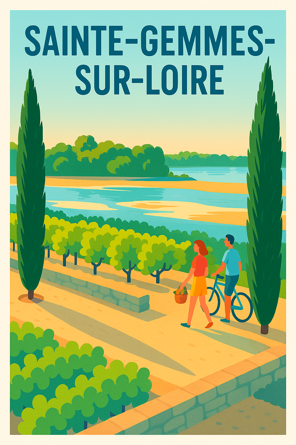Affiche de Sainte-Gemmes-sur-Loire - Évasion au bord de l'eau