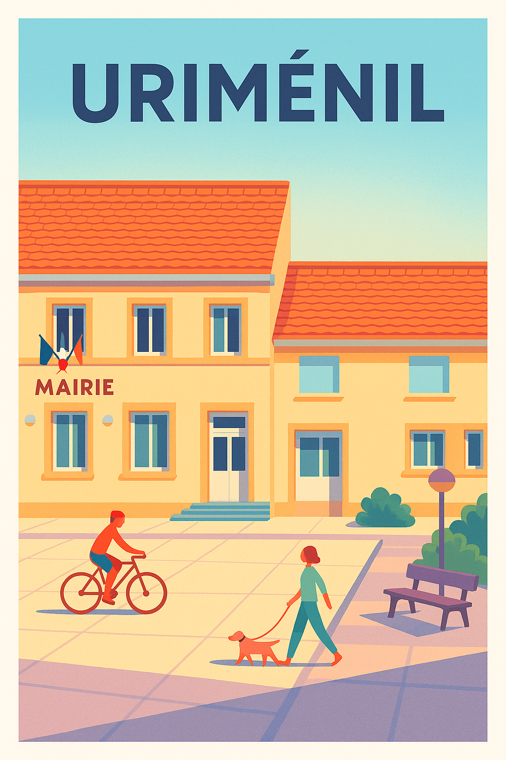 Affiche de Uriménil - Charme et douceur de vie au cœur du village