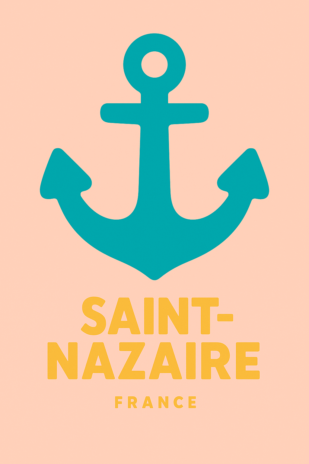 Affiche Saint-Nazaire — L’esprit maritime en couleur · poster d'art de Saint-Nazaire