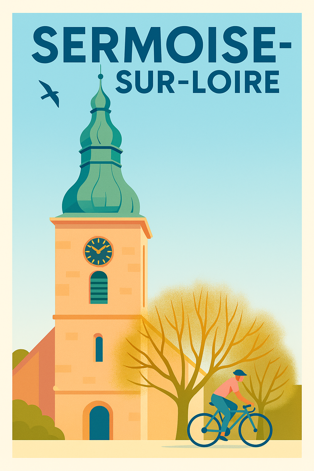 Affiche de Sermoise-sur-Loire - Charme et sérénité au bord de l'eau