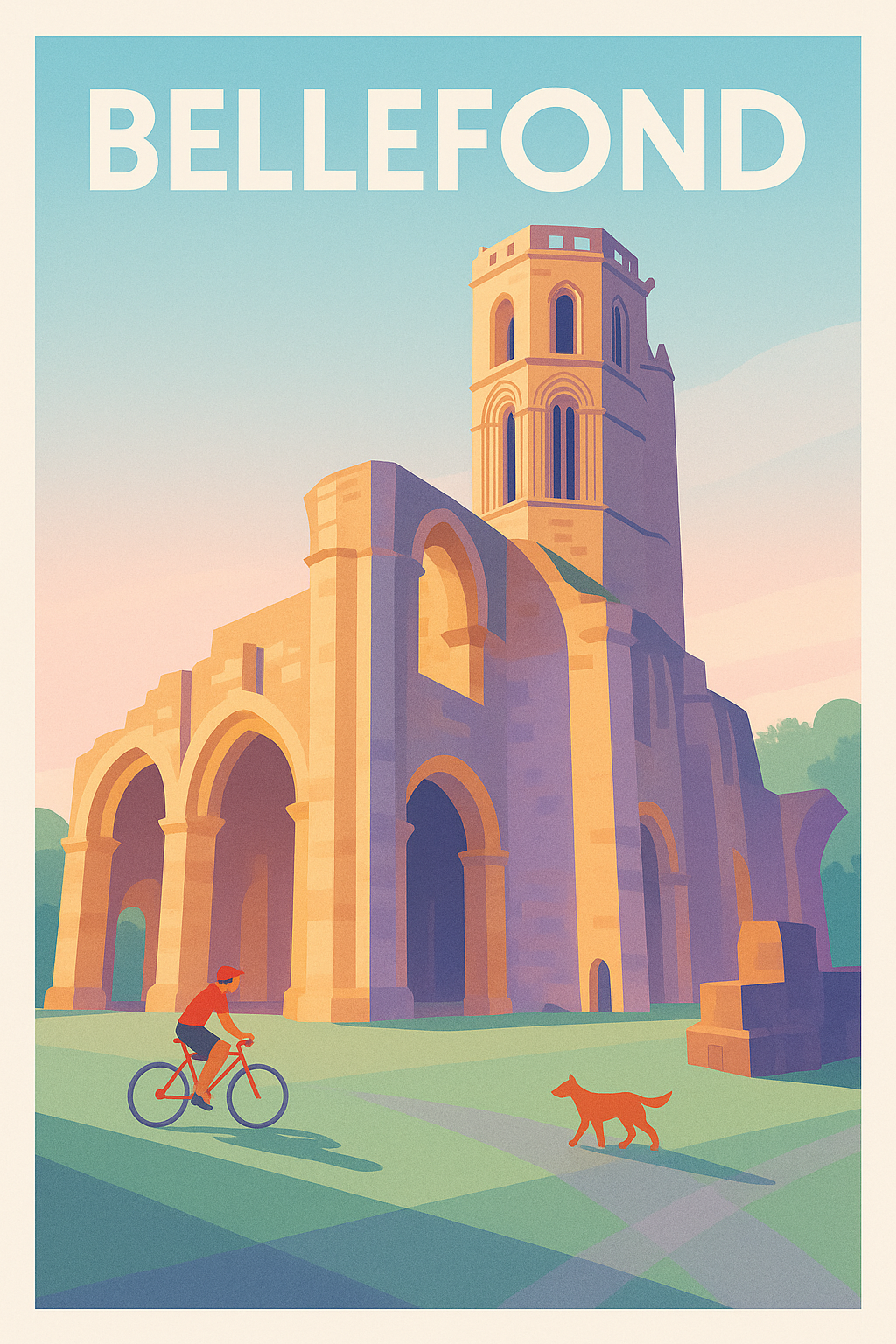 Affiche de Bellefond - Charme historique et douceur de vie