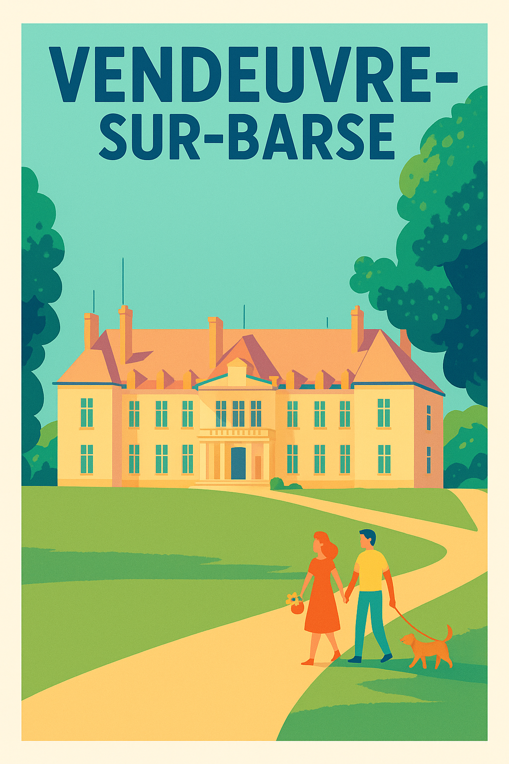 Affiche de Vendeuvre-sur-Barse - Charme et sérénité au château