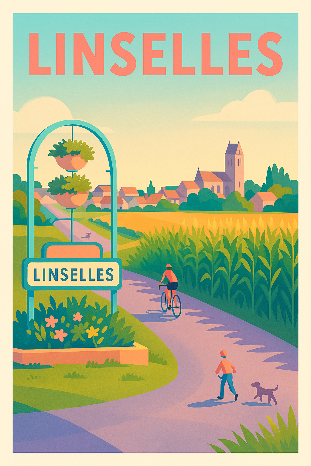 Affiche de Linselles - Charme et sérénité à la campagne
