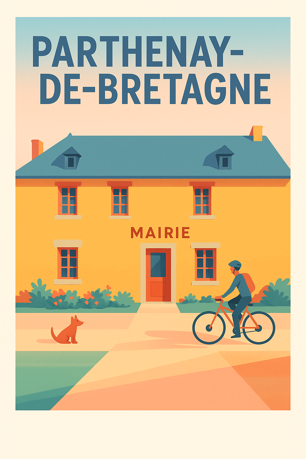 Affiche de Parthenay-de-Bretagne - Charme et sérénité au cœur de la Bretagne