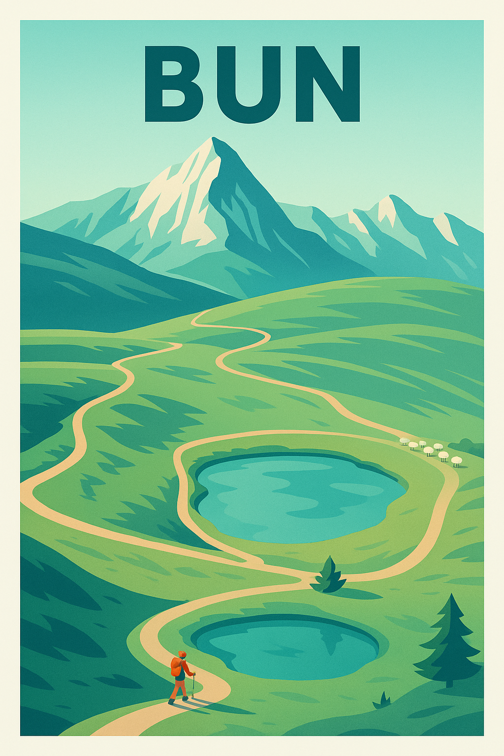 Affiche de Bun - Escapade Nature et Sérénité en Montagne