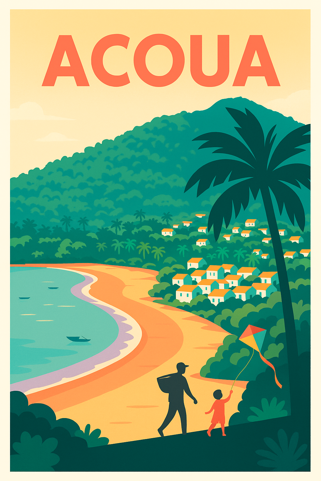 Affiche de Acoua - Évasion tropicale au bord de la mer