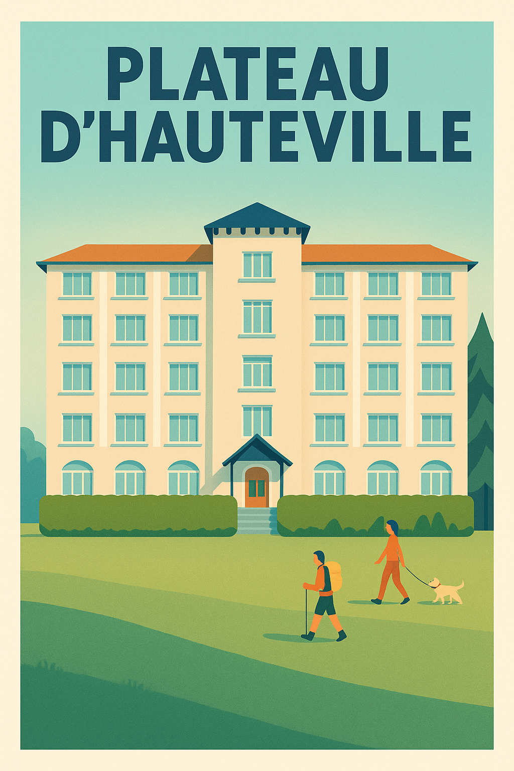 Affiche de Plateau d'Hauteville - Charme tranquille et nature apaisante