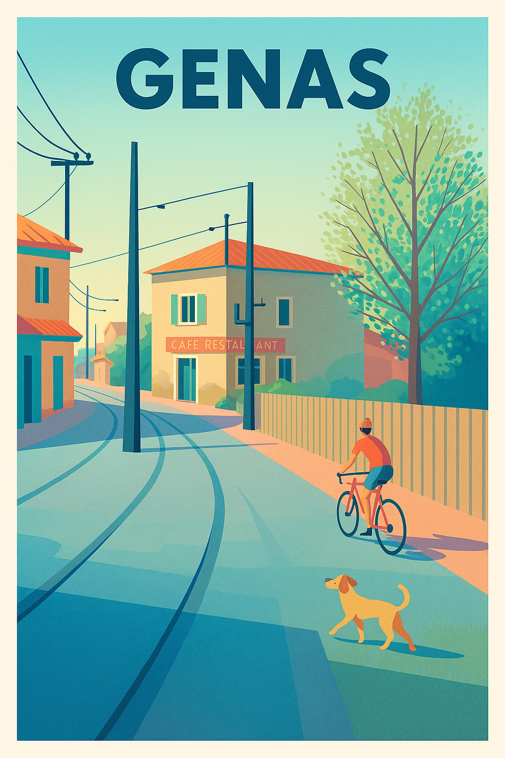 Affiche de Genas - Balade paisible au cœur de la ville