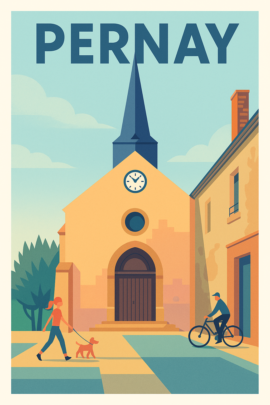 Affiche de Pernay - Charme et sérénité au cœur du village