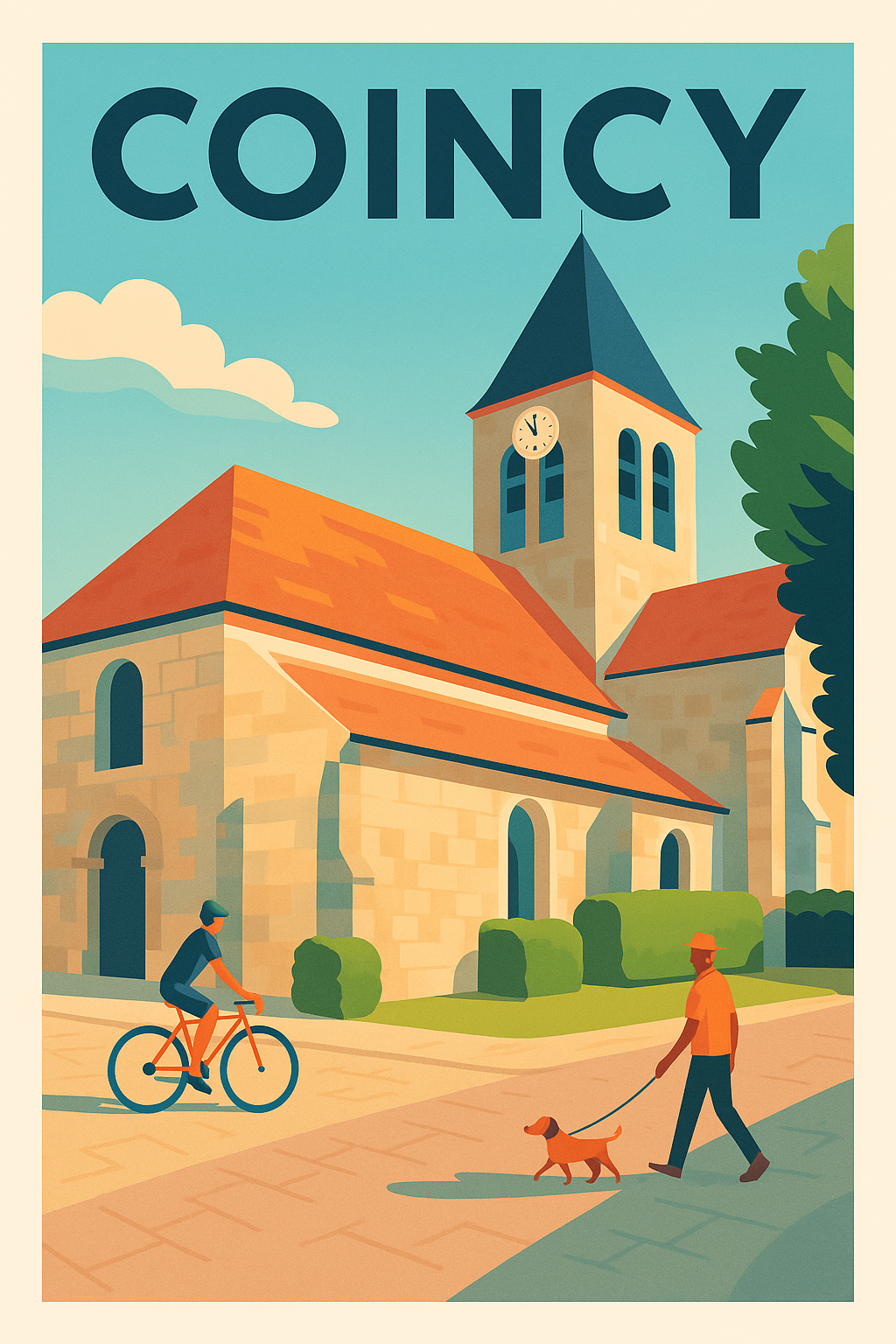 Affiche de Coincy - Charme et tranquillité au cœur du village