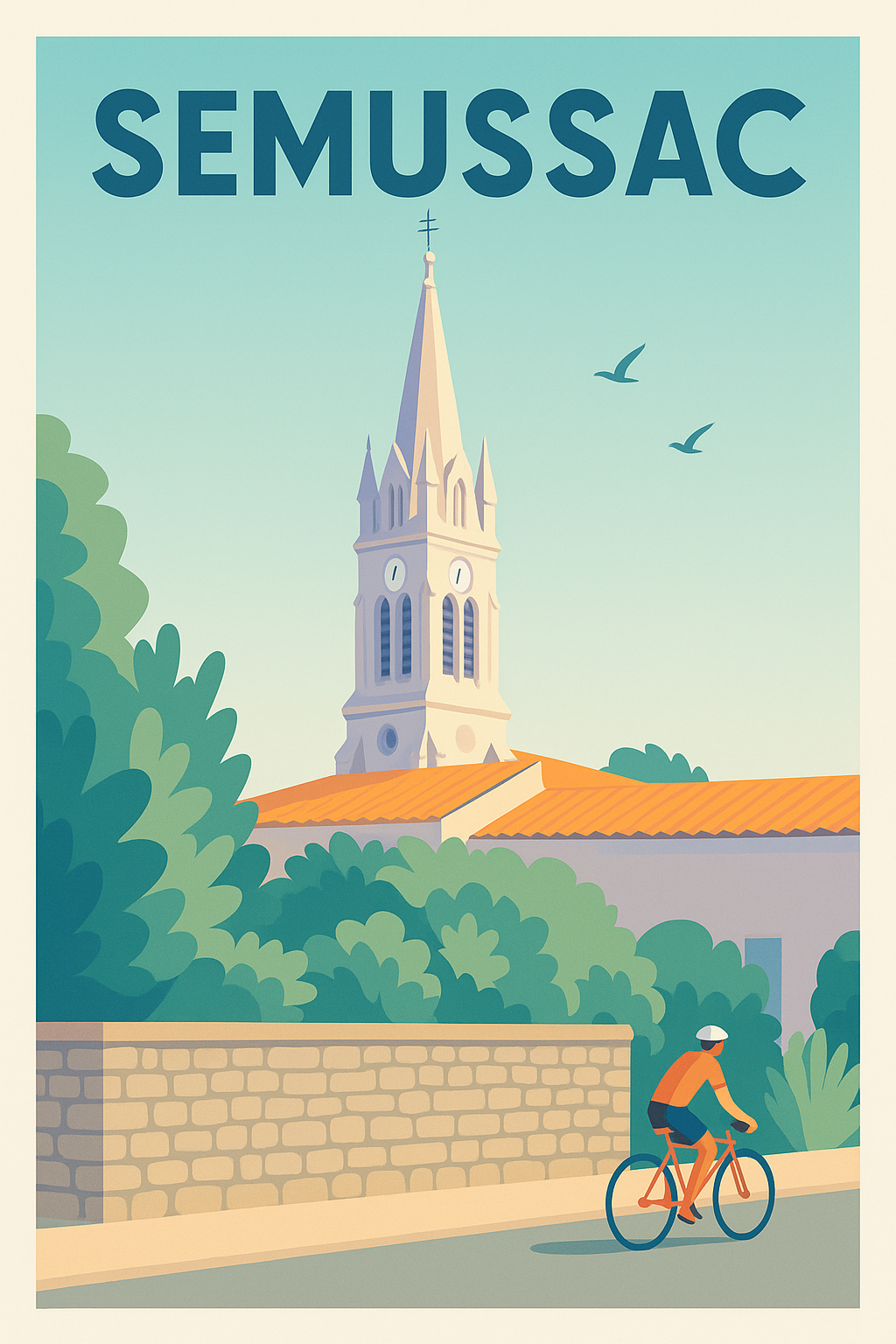 Affiche de Semussac - Charme et sérénité en bord de campagne