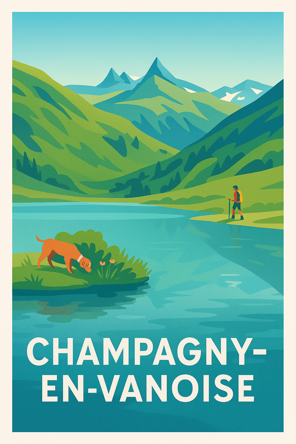 Affiche de Champagny-en-Vanoise - Évasion nature au cœur des Alpes