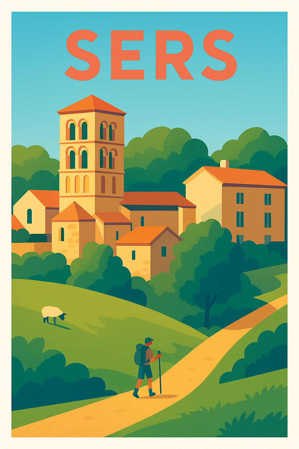 Affiche de Sers - La douceur d’un village authentique