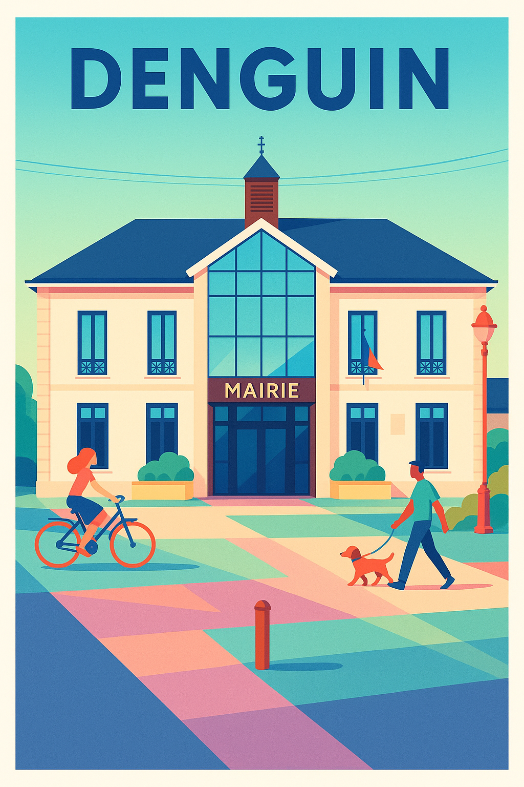 Affiche de Denguin - L'Esprit de la Vie Locale
