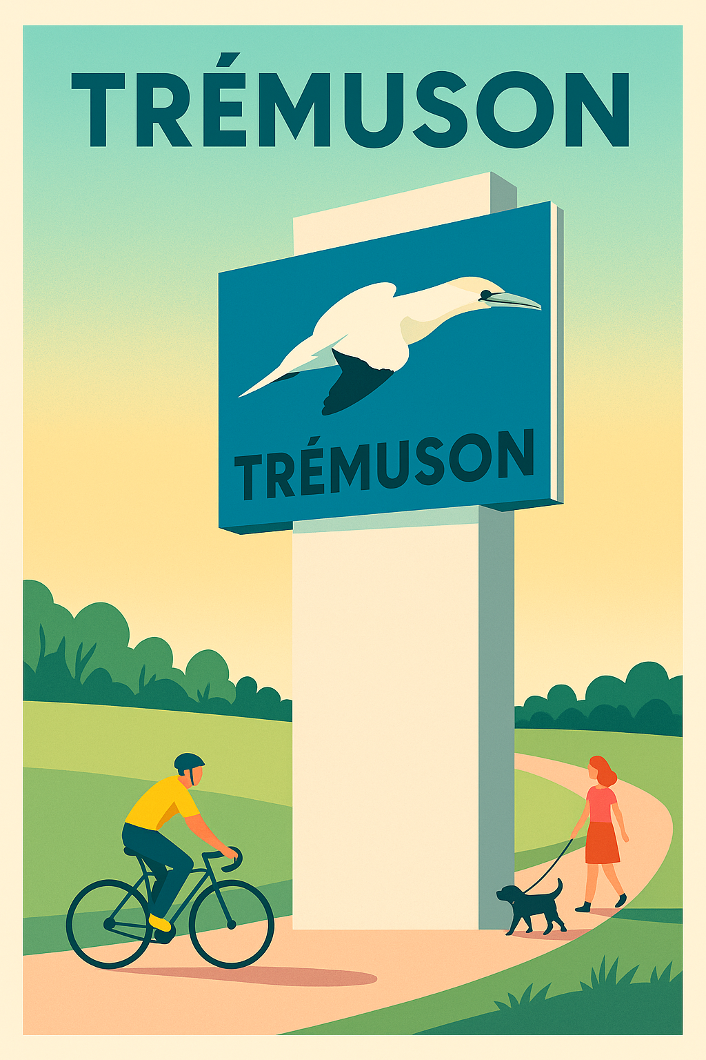 Affiche de Trémuson - L’appel de la nature et de la balade
